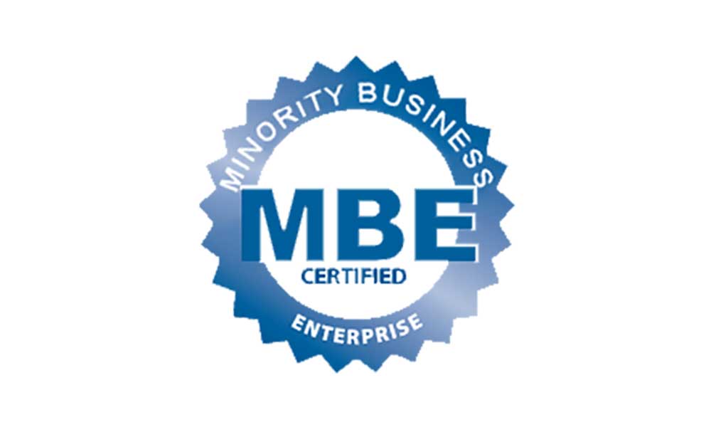 Minority Business Enterprise M B E certified