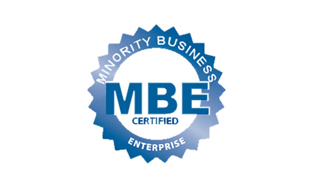 Minority Business Enterprise M B E certified